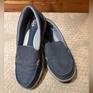 CROCS Navy Blue Slip-On Shoes